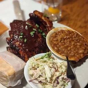 ribs, food, bbq ribs