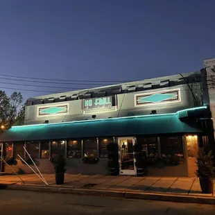the outside of the building