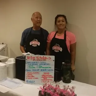Mr. Nakayama &amp; Tiare doing our corporate event