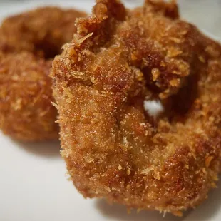 Deep fried prawn cakes