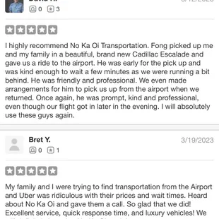 More 5 star reviews!