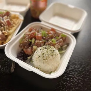 Ahi tuna poke