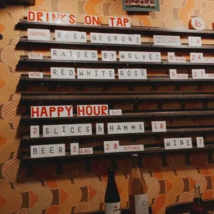 bottles of wine on a shelf