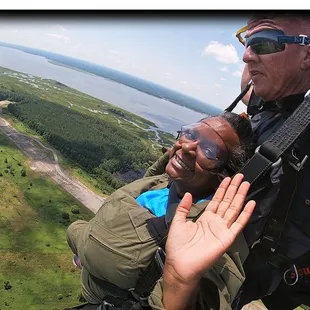 Just saying hello to everyone to let them know that I was excited about what I was doing.  It's call living my best life!