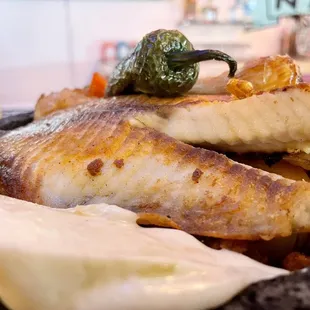 a plate of food