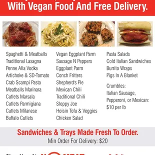 Lunch &amp; Dinner Menu