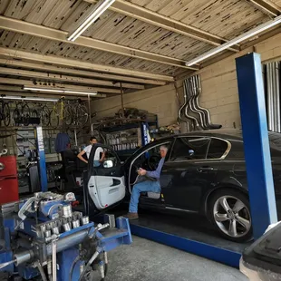 Steve just finished welding my catalytic converter down for approximately $100. Best money I spent for a peace of mind.
