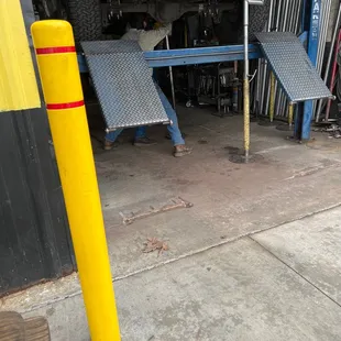 New muffler system on the truck
