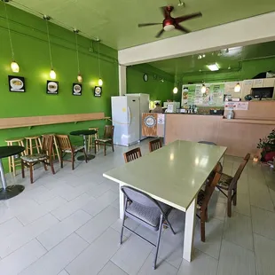 Inside seating