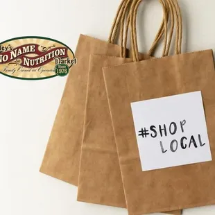 Support your local businesses, not corporations!