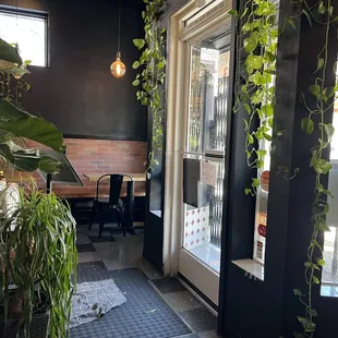 Entrance and counter to order