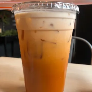 Thai Iced Tea with Boba