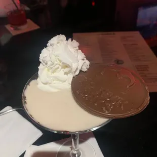 Chocolate milk martini