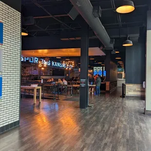 the interior of a restaurant