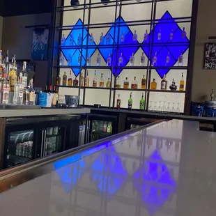 the bar