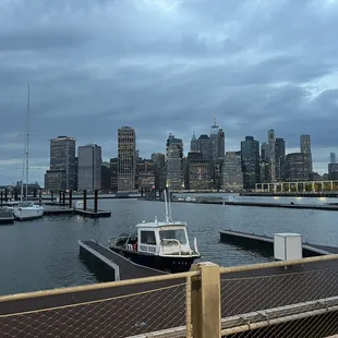 View of manhattan at night