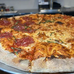 New York 1/2 cheese &amp; 1/2 New York Soppressata