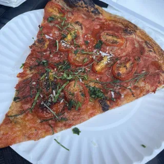 Blistered Cherry Tomato Pizza - Roman