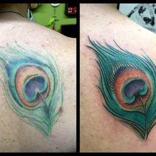 Work by Ashley Dawn at No Regrets Tattoo OKC