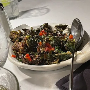 The Brussels sprouts were alright