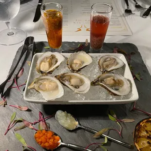 Oysters were good