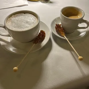 Cappuccino and Espresso