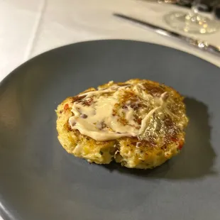 Crab cake appetizer