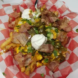 Loaded Fries from our Kitchen - The Mess Hall!