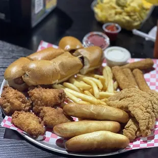 oysters and mussels, food, shellfish, oysters, mussels