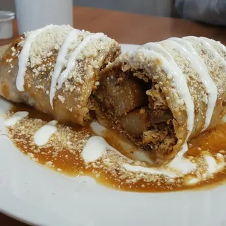 Chesty Chorizo Wet Burrito