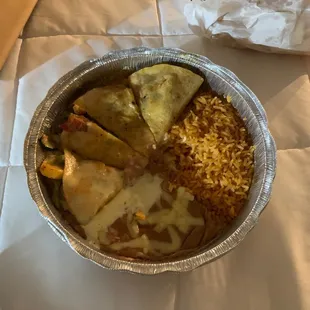 Vegetable quesadilla