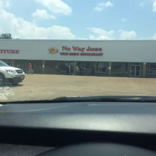 No Way Jose, Cleveland, Ms. Front view with lots of parking space!