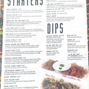 Starters and Dips