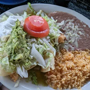 Chicken enchiladas Verde