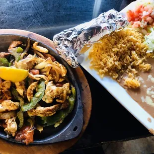Lunch fajitas