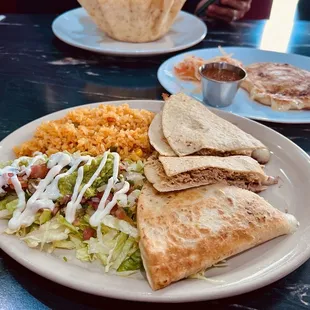 Delicious chicken quesadillas!