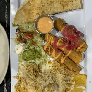 Sampler platter.