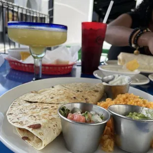 Margaritas were strong and refreshing
