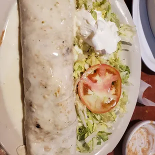 Shrimpies burrito. August, 2021.