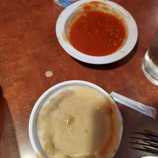 Salsa and cheese dip. August, 2021.