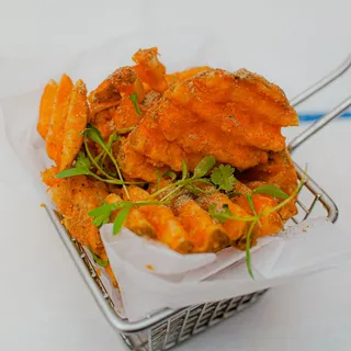 Spiced Waffle Fries