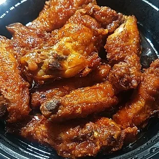 Garlic sauced Chicken wings