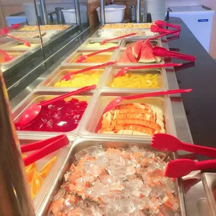 Nice dessert bar and ice cream bar included.