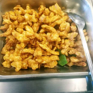 a bowl of fried food