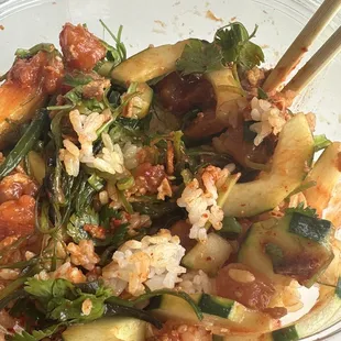 Spicy Tuna Build Your Own Poke Bowl, yummy!!