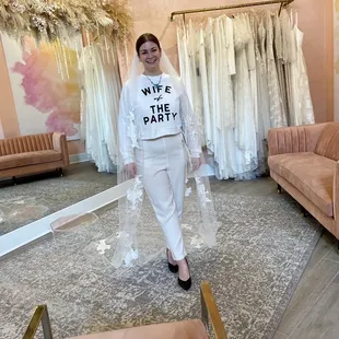 Sweater and veil from Noa!