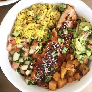 Salmon Teriyaki Bowl