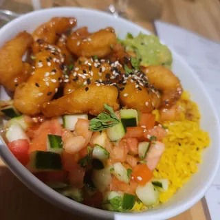 Crispy Thai Shrimp Bowl