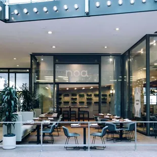 the interior of a restaurant