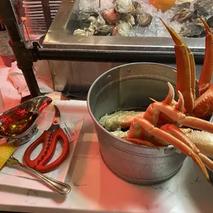 Snow crab legs